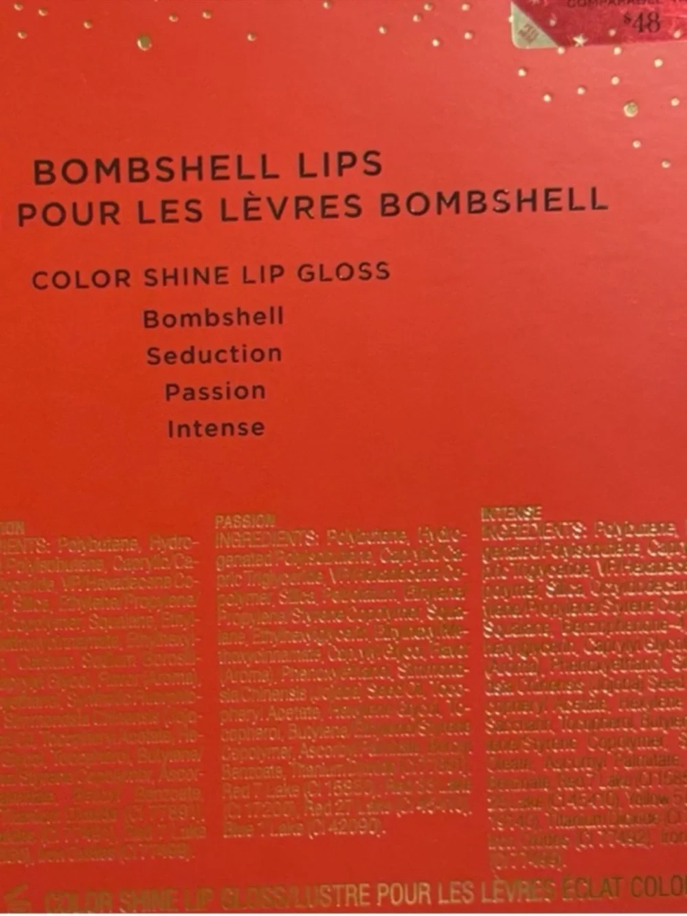 Bombshell Color Shine Lip Gloss Set